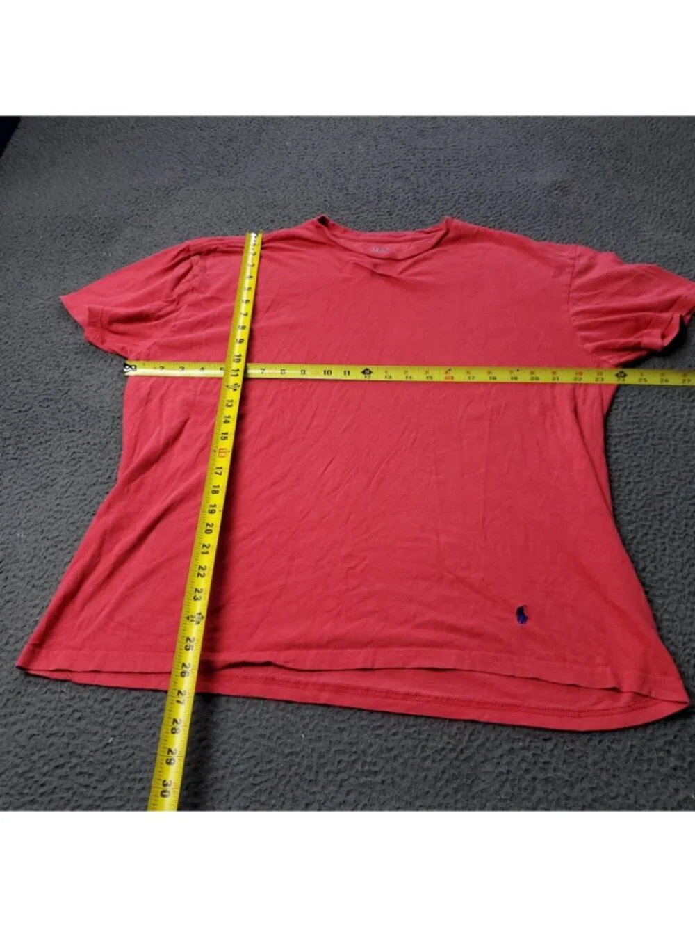 Polo Ralph Lauren Shirt Mens XL Extra Large Short Sleeve Cotton Pink Red Preppy